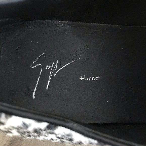 GIUSEPPE ZANOTTI Faux CHEETAH Fur SNEAKERS Shoes - Picture 6 of 9